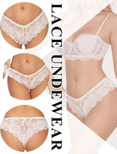 Avidlove Lace Panties 4 Packs Hipster Underwear V-Shape Waistband Tangas